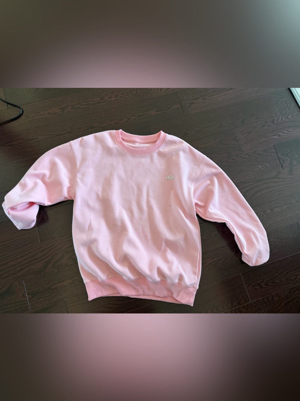 Yoga Pink Crewneck Sweatshirt